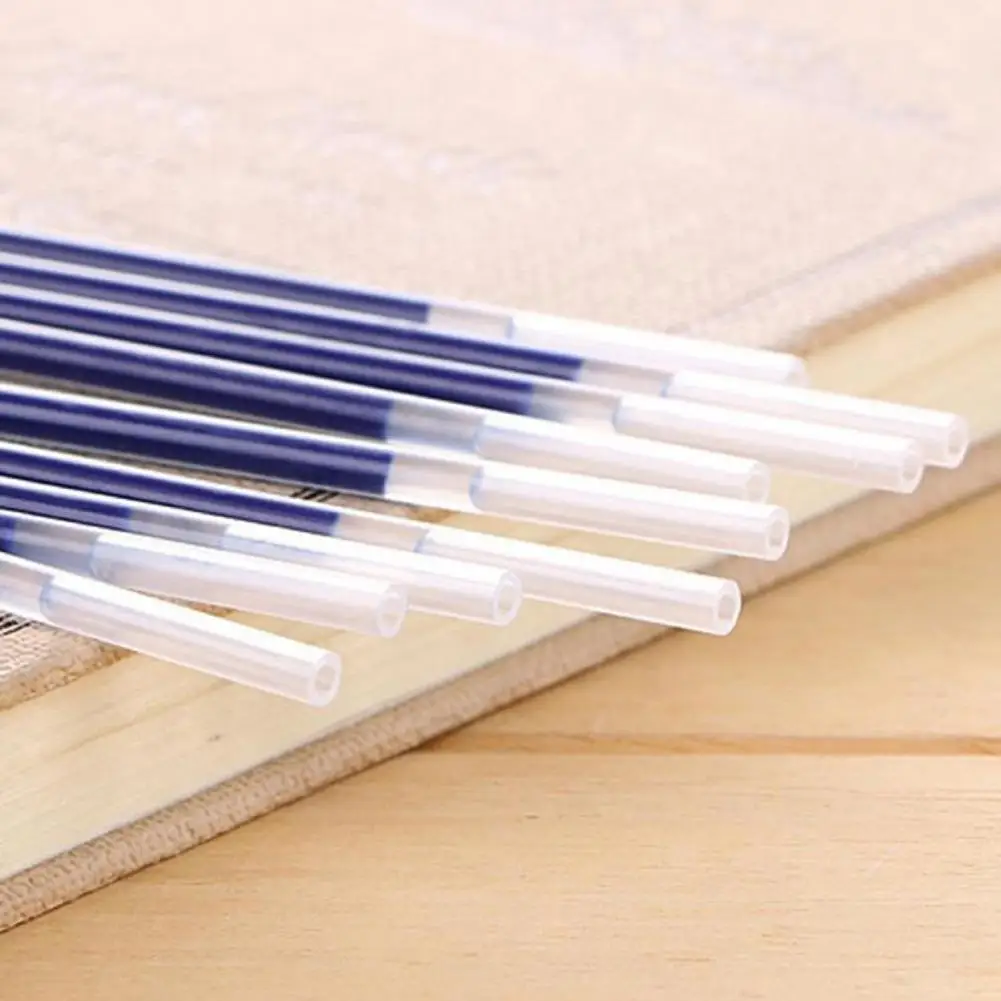 20Pcs Gel Pen Refills Smooth Plastic Ink Needle Tubing 0.5mm Penpoint Refills Ink Rod For Handle Gel Pen Refill Office School