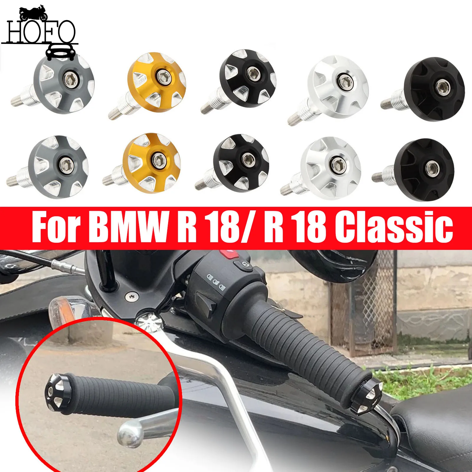 

Motorcycle Handlebar Grips Bar Ends For BMW R 18/R18 Classic