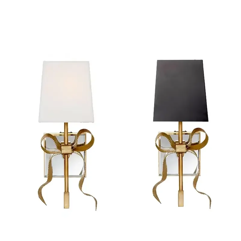 American Style Antique Brass Wall Lamp Romantic LED Sconce for Living Room Bedroom Home Decor Lighting Fixture