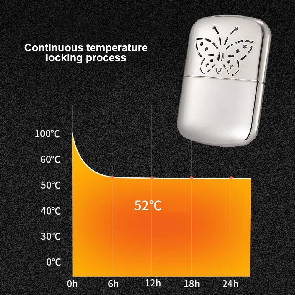 Portable Pocket Hand Warmer Reusable Fuel Hand Warmers Heater Ultralight Standard For Outdoor Hunting Camping