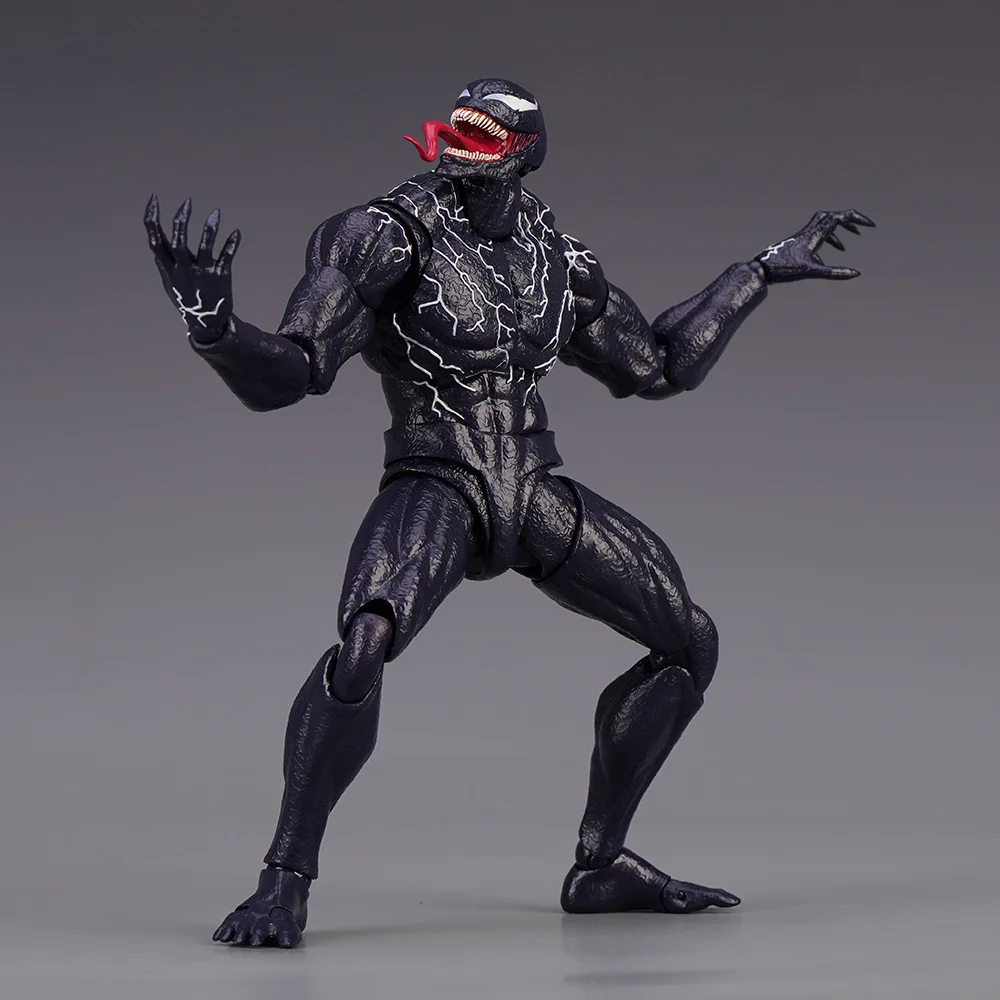 ERSTAUNLICHE YAMAGUCHI Venom Carnage Actionfigur Spider Man Legends Sammlerstück Statue mit beweglichem Gesicht Modellpuppe für Kinder als Spielzeug – Detail 7