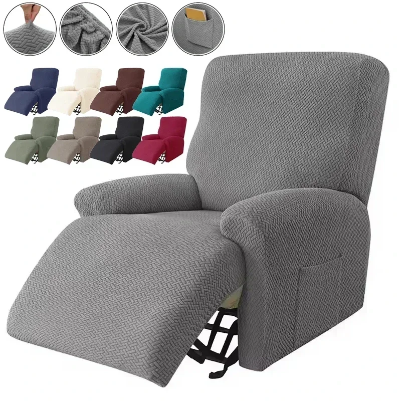 Elastic Recliner Sofa Cover Jacquard Slipcover Chair Sofa Protector  Relax Armchair Stretch Couch Covers for Living Room