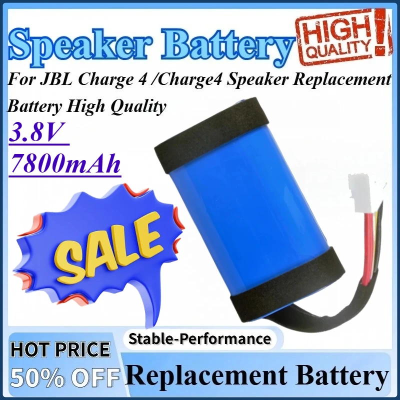 3.8V 7800mAh Replacement Lithium-ion Battery High Quality For JBL Charge 4 /Charge4 Speaker Replacement Battery