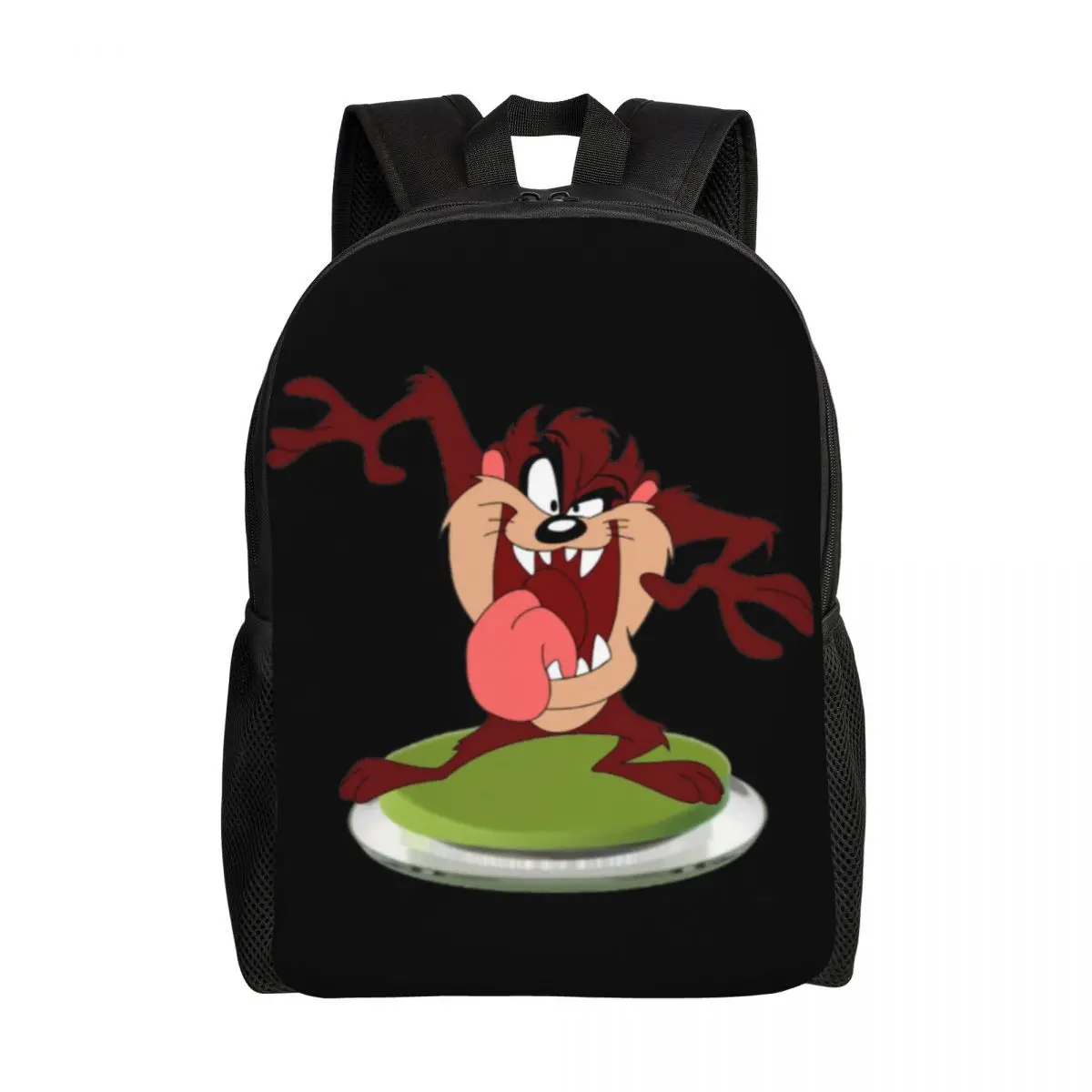 Customized Cartoon Taz Anime Travel Backpack Men Women School Laptop Bookbag Tasmanian Devil College Student Daypack Bags