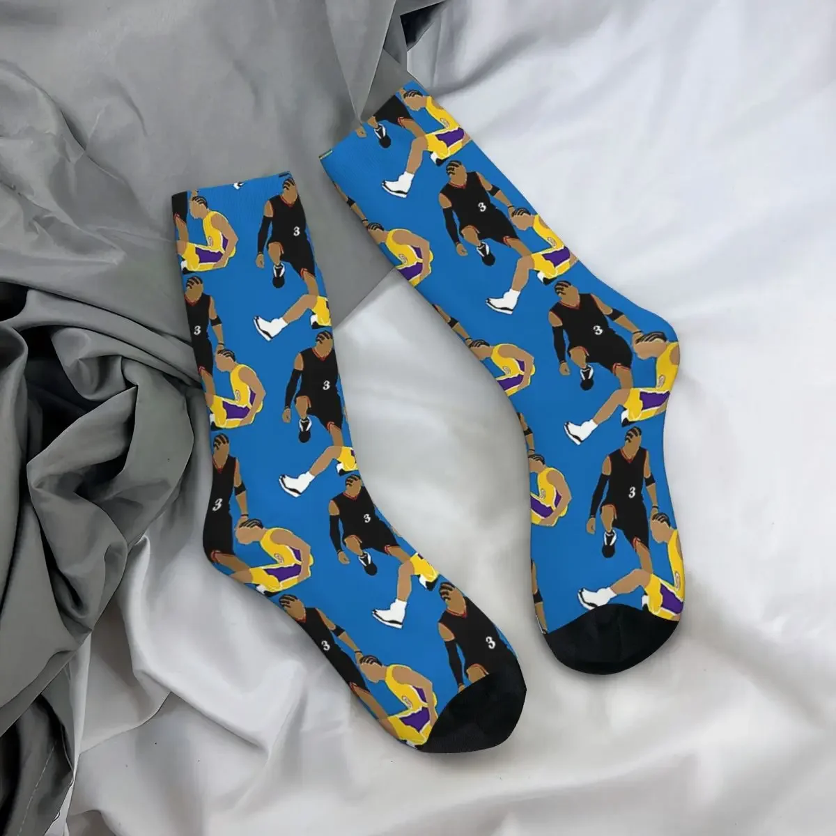 Allen Iverson Stepover Socken Harajuku super weiche Strümpfe ganzjährig lange Socken Zubehör für Unisex Weihnachts geschenke