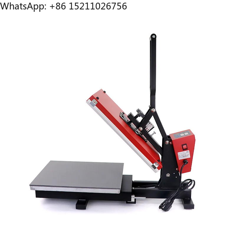 آلة الضغط الحراري 40X50cm آلة الضغط الحراري المفتوحة ذات الضغط العالي لطباعة التسامي على القمصان