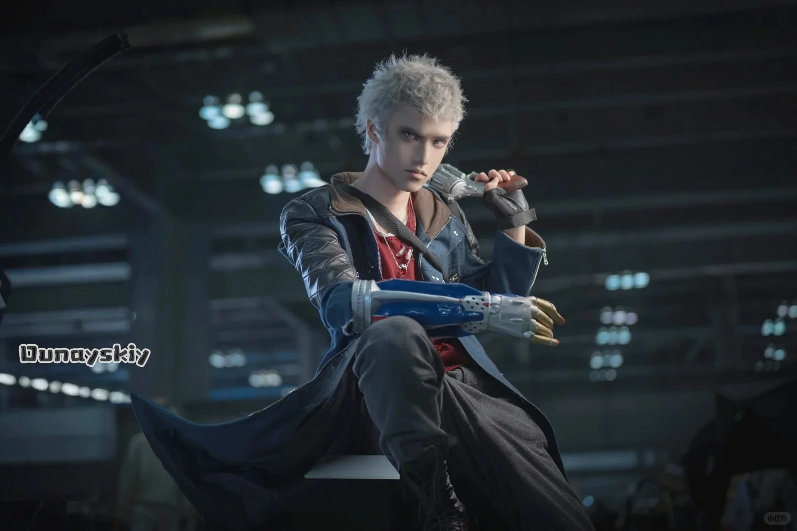 

Dream ZS@AThe ghost Cry Nero Cosplay Coat Trench Coat Halloween Game Outfit Men Anime Outfit .acket Party Costume Adult Game