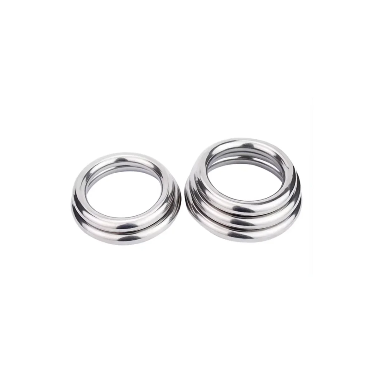 304 Stainless Seamless Circular  / Lifting Ring Hammock Connection Steel Ring M3M4M5M6M8