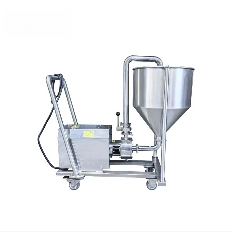 Stainless steel funnel high shear monopole emulsion pump