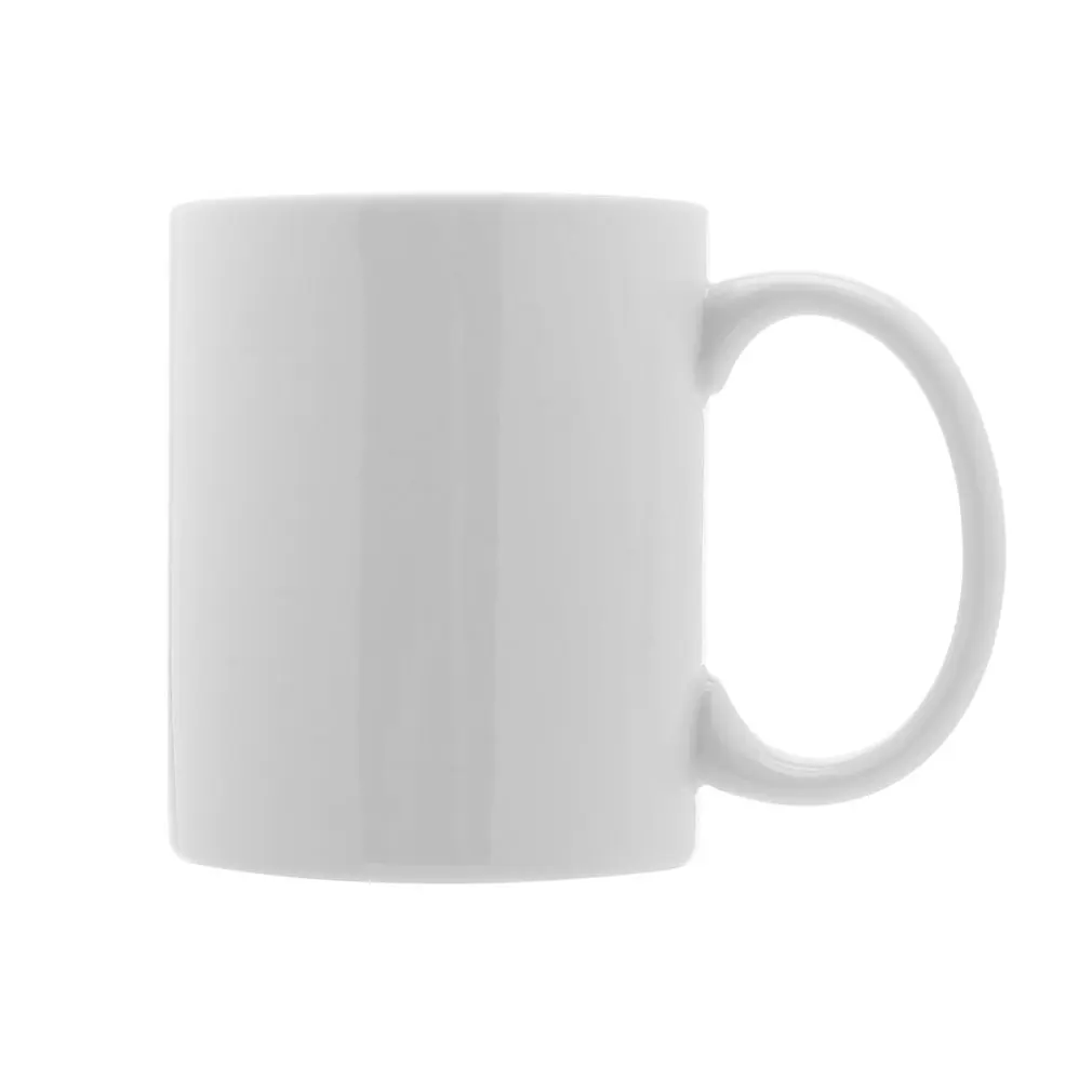 P98 Low price China wholesale 11 ounces 3A grade blank white ceramic handmade Nordic coffee cup sublimation cup