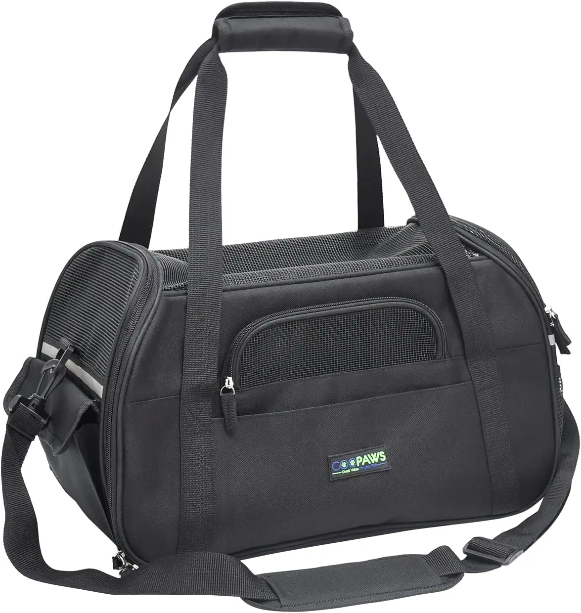 

Мягкая переноска для домашних животных для маленьких собак и кошек, складная переноска для путешествий, одобренная авиакомпанией, с сумочкой и автомобильным сиденьем