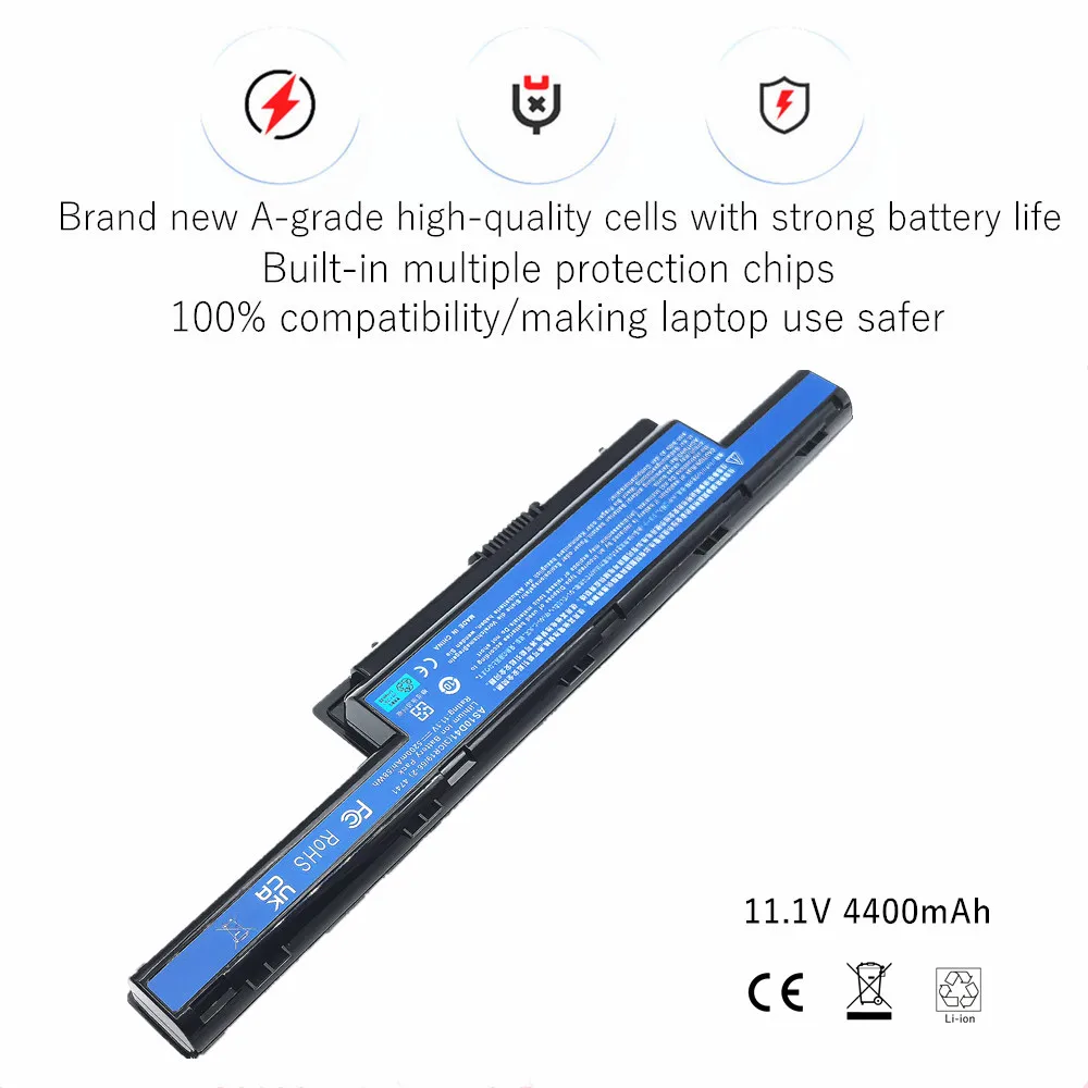 بطارية كمبيوتر محمول لشركة أيسر E1-471 E1-471G E1-571G V3-551G V3-571G AS10D81 AS10D3E AS10D5E AS10G3E #4