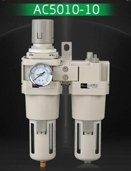 

Type Oil-water Separator AC5010-10 White Air Source Processor Pressure Regulating Filter Pneumatic Two-piece