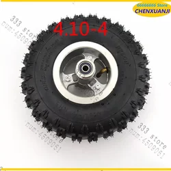 4.10-4 tire 4  inch  wheel inner tube hub rims for electric tricycle scooter 4 wheeled vehicle ATV    Quad Go Kart 47cc 49cc