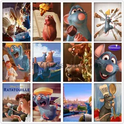 Disney DIY 5D Ratatouille pittura diamante pieno diamante ricamo mosaico punto croce Kit per Living bambini decorazione della casa regali