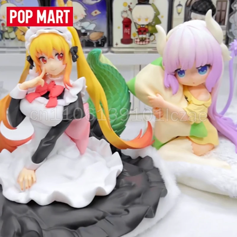

POP MART GONG Miss Kobayashi's Dragon Maid Канна Камуи Тоору: Официальная лицензионная аниме-фигурка, коллекционный предмет, декор для рабочего стола