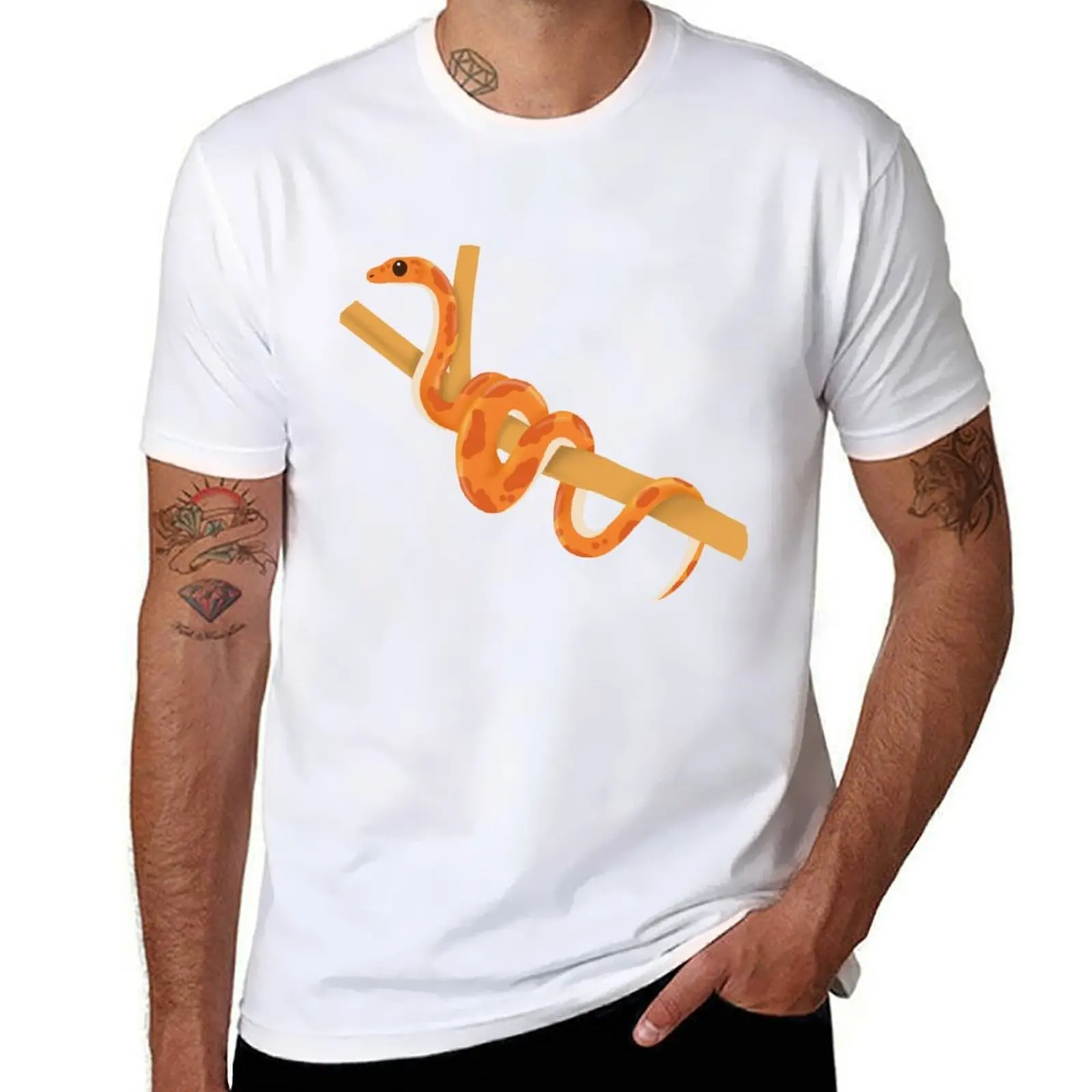 

Corn Snake T-Shirt man t shirt cotton t shirts with prints T-Shirt