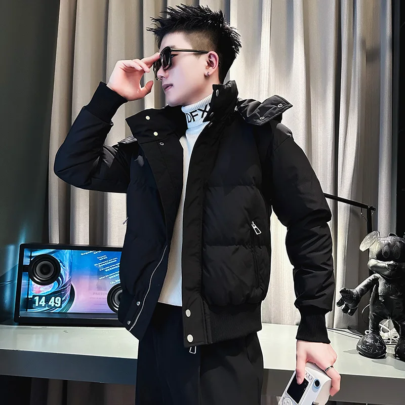 

ort Youthful Warmth Fce Winter Cotton Jaet Men's Slim Fit Workwear Coat Small Size XS for ort Stature