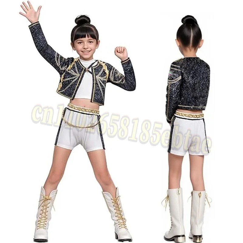 Mira Rumi Zoe Hunters Kids Girls Cosplay Costume Top Coat Skirt Shorts Accessories Halloween Demon Suit Uniform Clothes Outfits