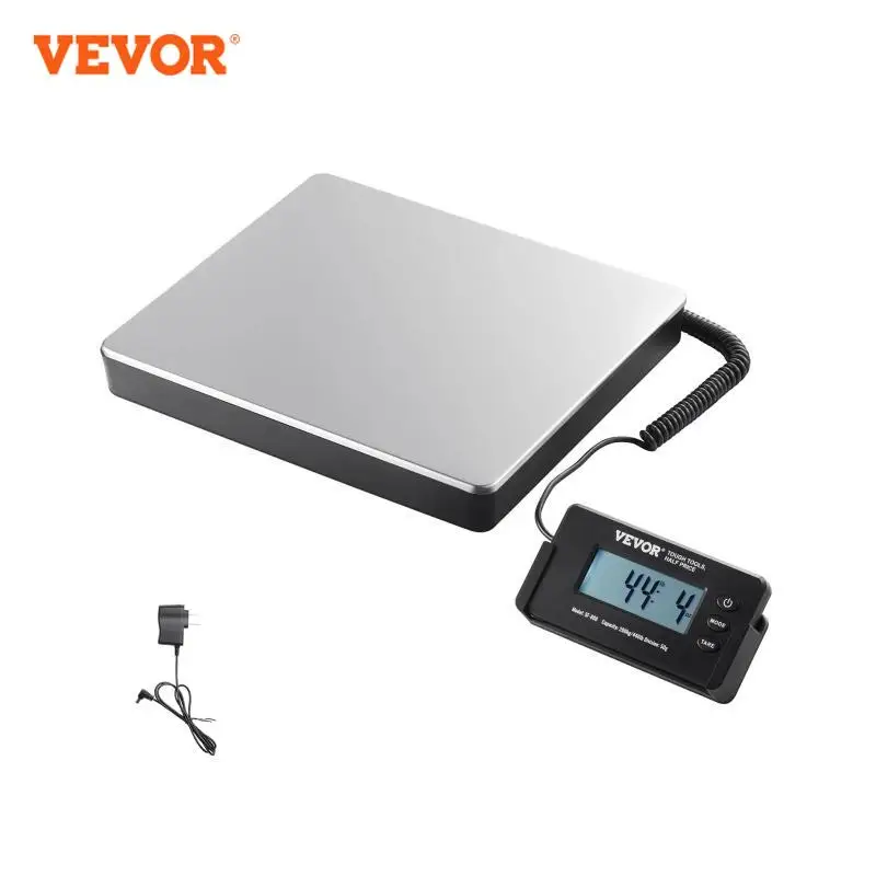 VEVOR Balance Postale Numérique 200 kg Pèse-colis de Précision 50 g avec Minuterie Fonction de Tare