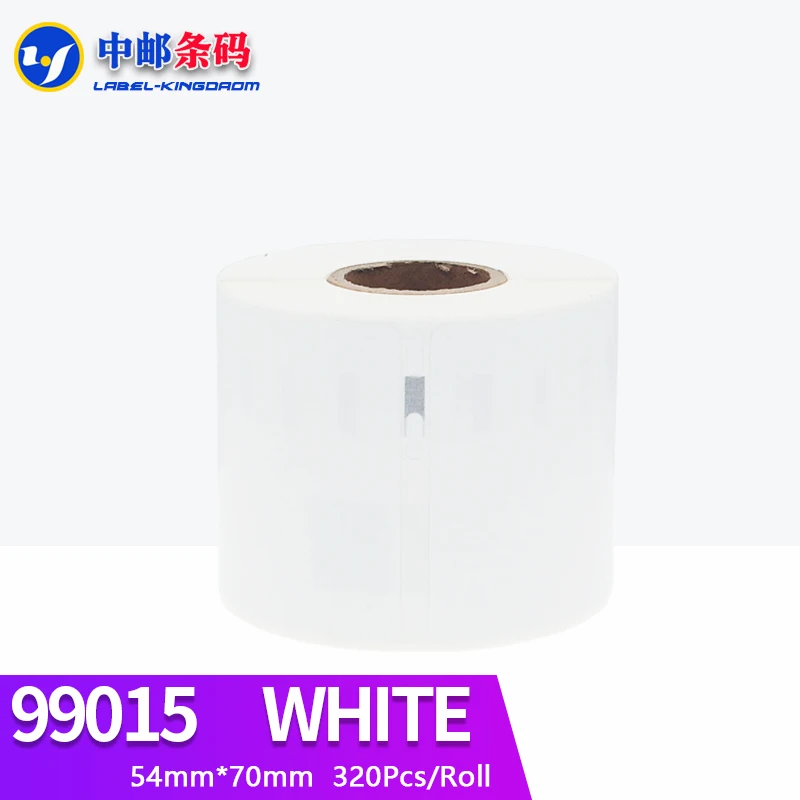 200 Rolls Generic Dymo 99015 Label 54mm*70mm 320Pcs White Compatible for LabelWriter 450Turbo 4XL Thermal Printer