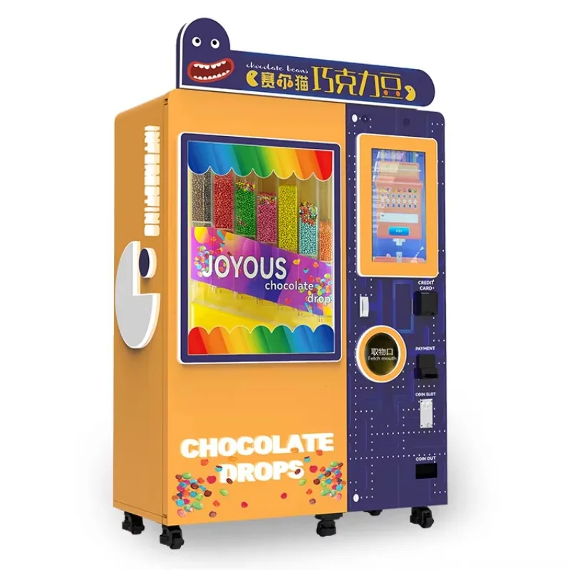 Chocolate Bean Lipstick Vending Machine with SDK Integration Recharge Energy Quickly While Running or Working Out Customized