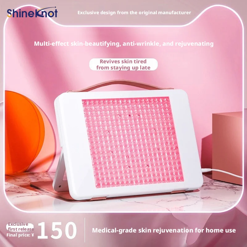 SHINEKNOT Infrared Beauty Device Yellow Blue Light Four-Colour Face Mask Spectrometer Photorejuvenation Professional Salons Use