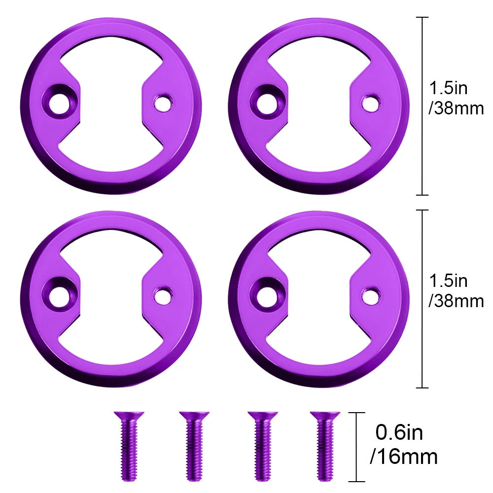 4PCS Titanium Alloy Mountain Bike Pedal Clamp for Wahoo Speedplay Zero Bicycle Replacement Parts Light Weight Cycling Cleats - view 4
