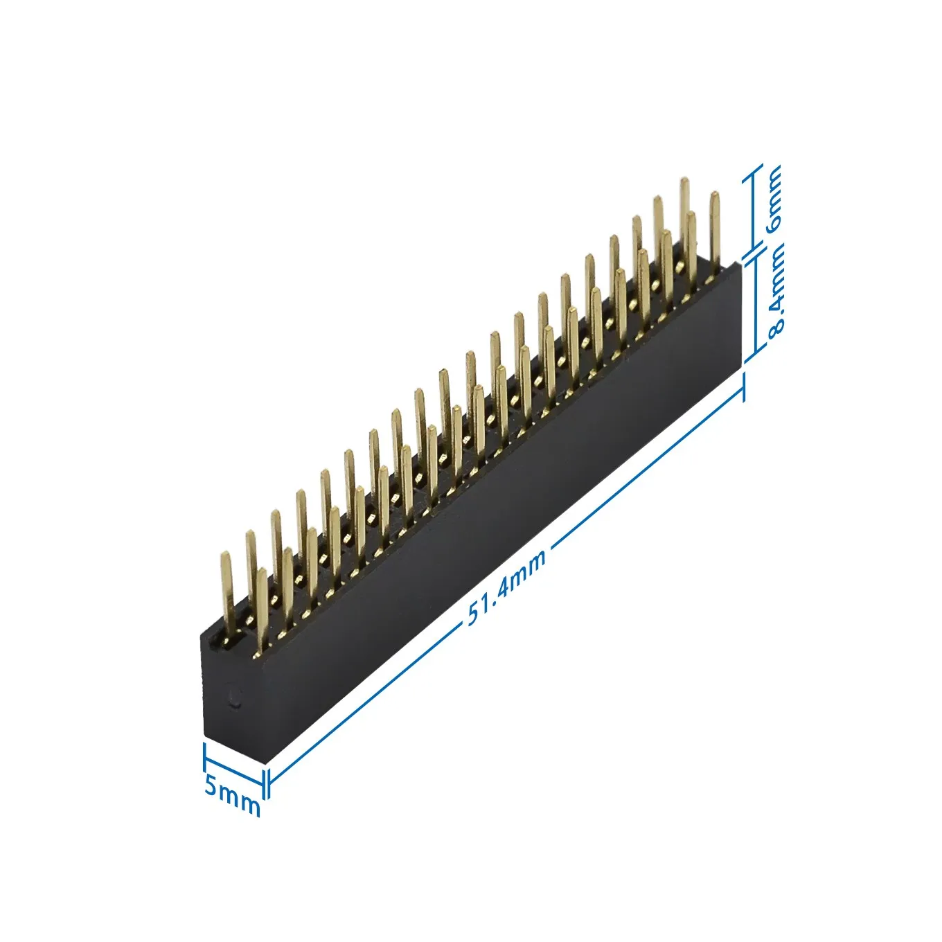 مقعد نسائي بثلاث طبقات من GPIO ، صف مرتفع ، مناسب لالتوت PI ، 3B ، 3B + ، 4B ، 2*20