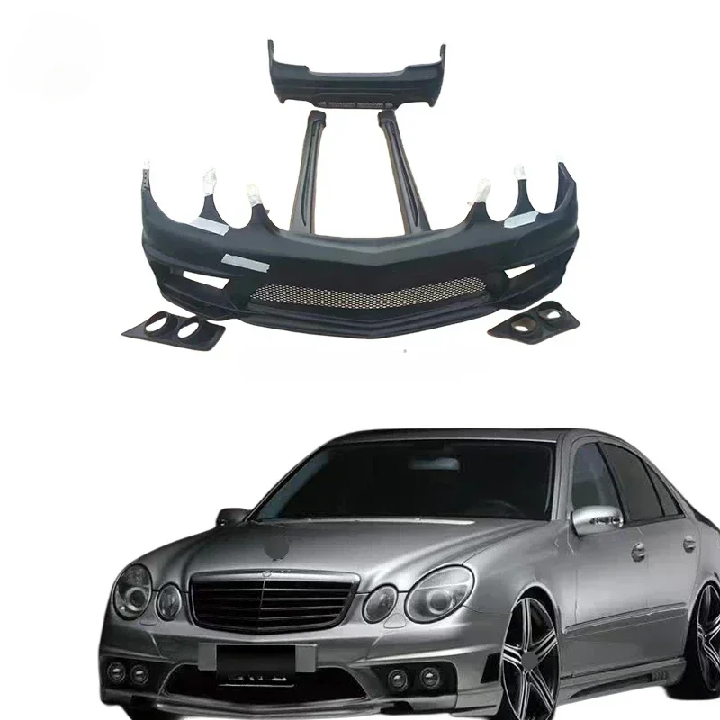 Favorable Price bodykit For Mercedes E Class W211 upgrade WALD bumper kit FRP front rear bumpers side skirts