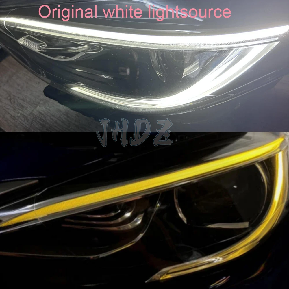 

Refit Yellow Blue Angel Eyes DRL LED Board B010390-B B010391-B For 2017 2018 2019 Infiniti Q30 QX30 Daytime Running Light Yellow