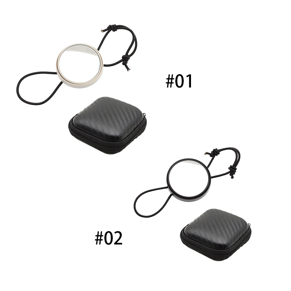 1/2Pcs Scuba Diving Rearview Mirror Adjustable Marine Rearview Mirror W/ Lanyard Underwater Observe Device for Scuba Snorkeling