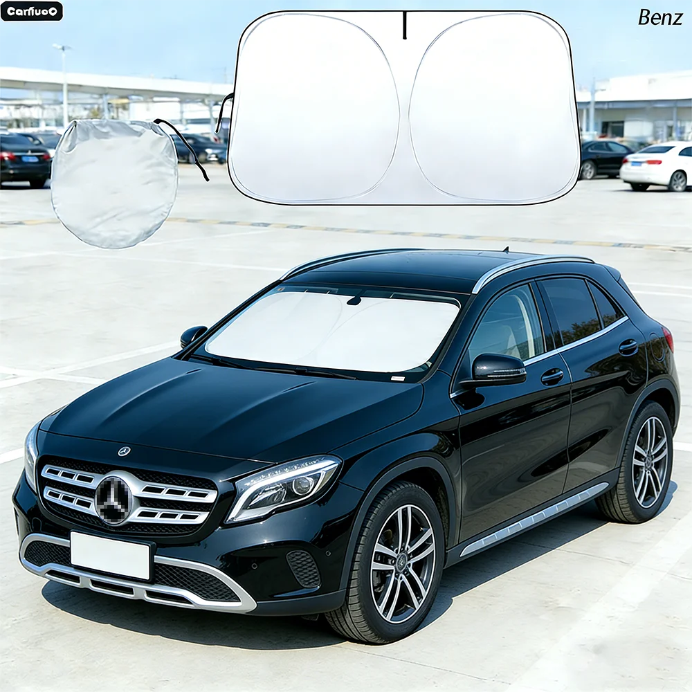 

Car Windshield Sun Shade For Mercedes Benz GLA X156 H247 Sunshade Sun Visor Protector UV Heat Shield