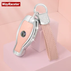 Diamond Leather Luxury Car Key Case Cover For Mercedes Benz A C E S SL GLS GLE GLC CLA W176 X166 W166 R231 W205 W212 W222 C217