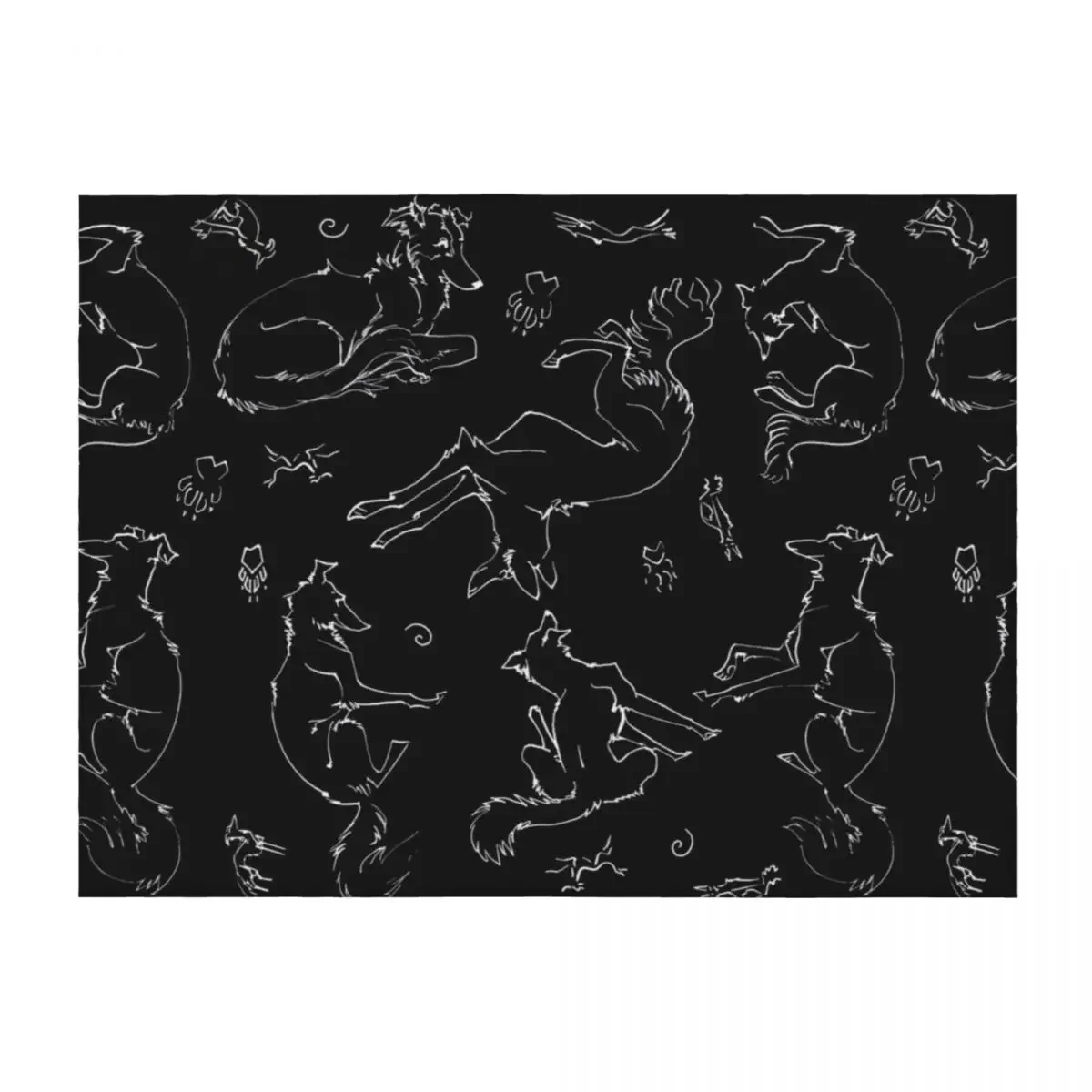 

Noodle Doodles! Throw Blanket Large Winter beds Sofa Throw Hair Blankets