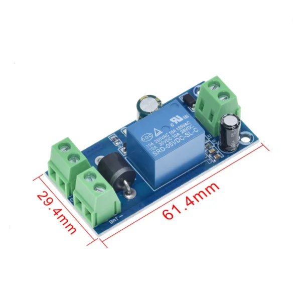 Power outage automatic switching backup battery lithium battery module 5V-48V emergency converter relay