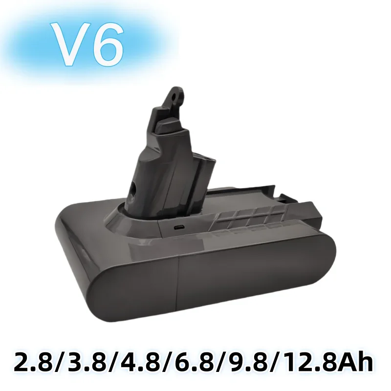 12800mAh V6 Rchargeable Lithium-ion Battery Suitable for Handheld Vacuum Cleaner Batteries Such as SV09 SV10 and SV11