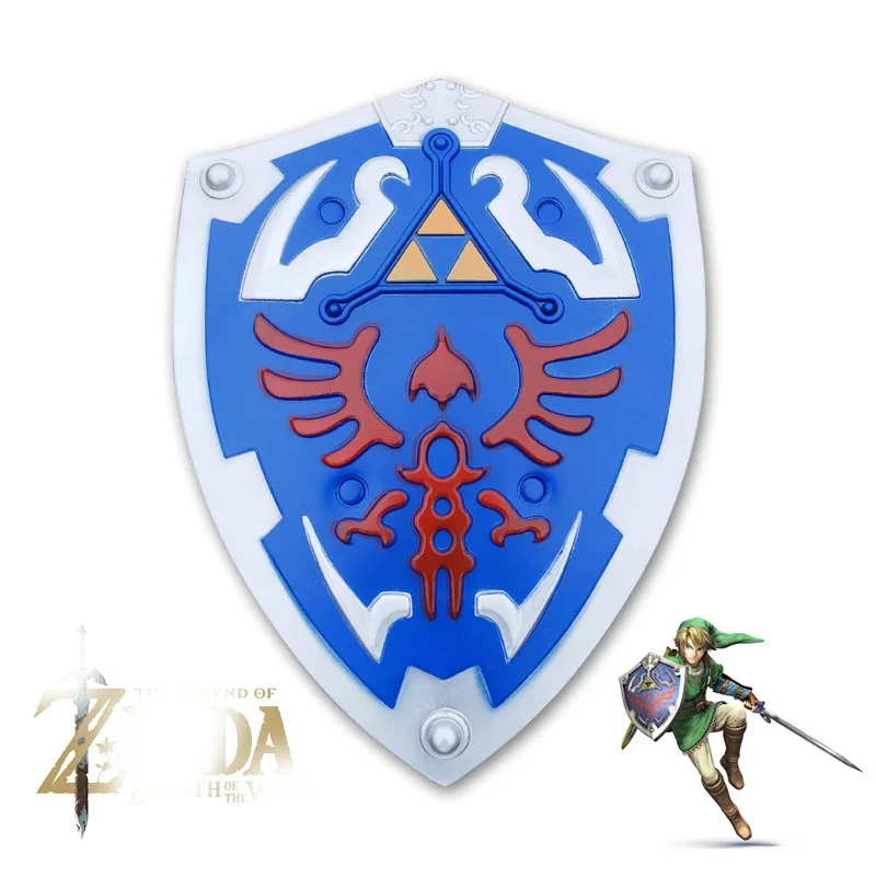 Game The Legend of Link Zelda Cosplay Weapon Prop PU Shield Game Around Cos Props Halloween Carnival Accessories