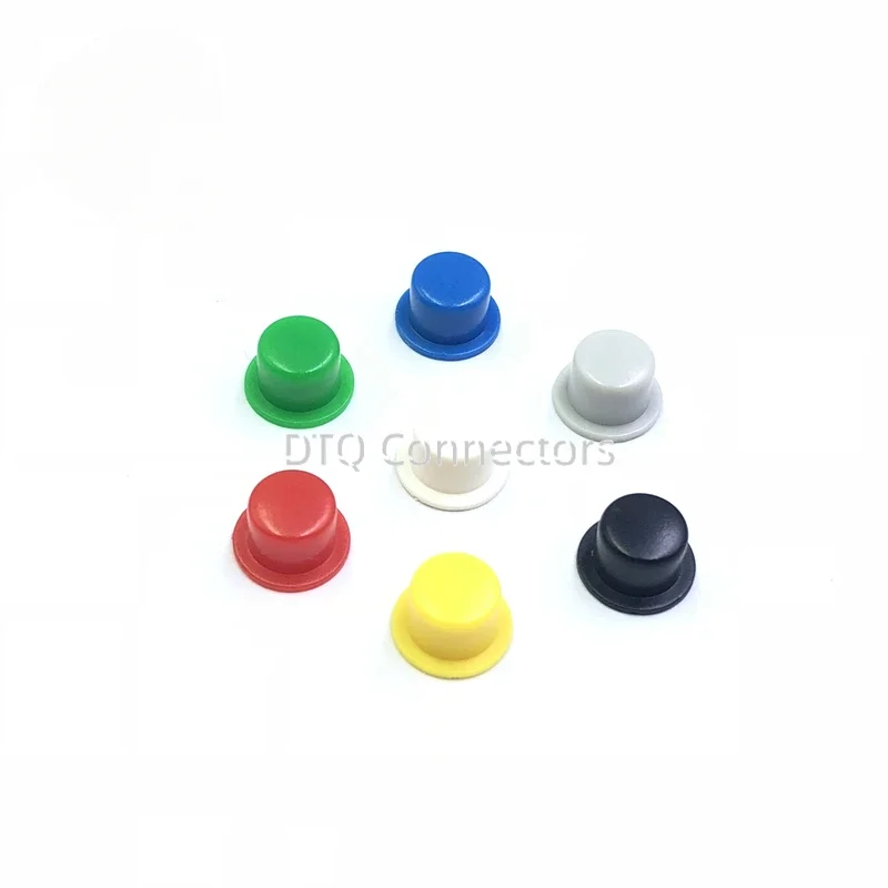 100Pcs A101 Tactile Push Button Switch Round Cap 4.5*7.4 mm Hat Shape For 6X6/6*6 mm Tact Micro Switch inner hole 3.1/3.4mm