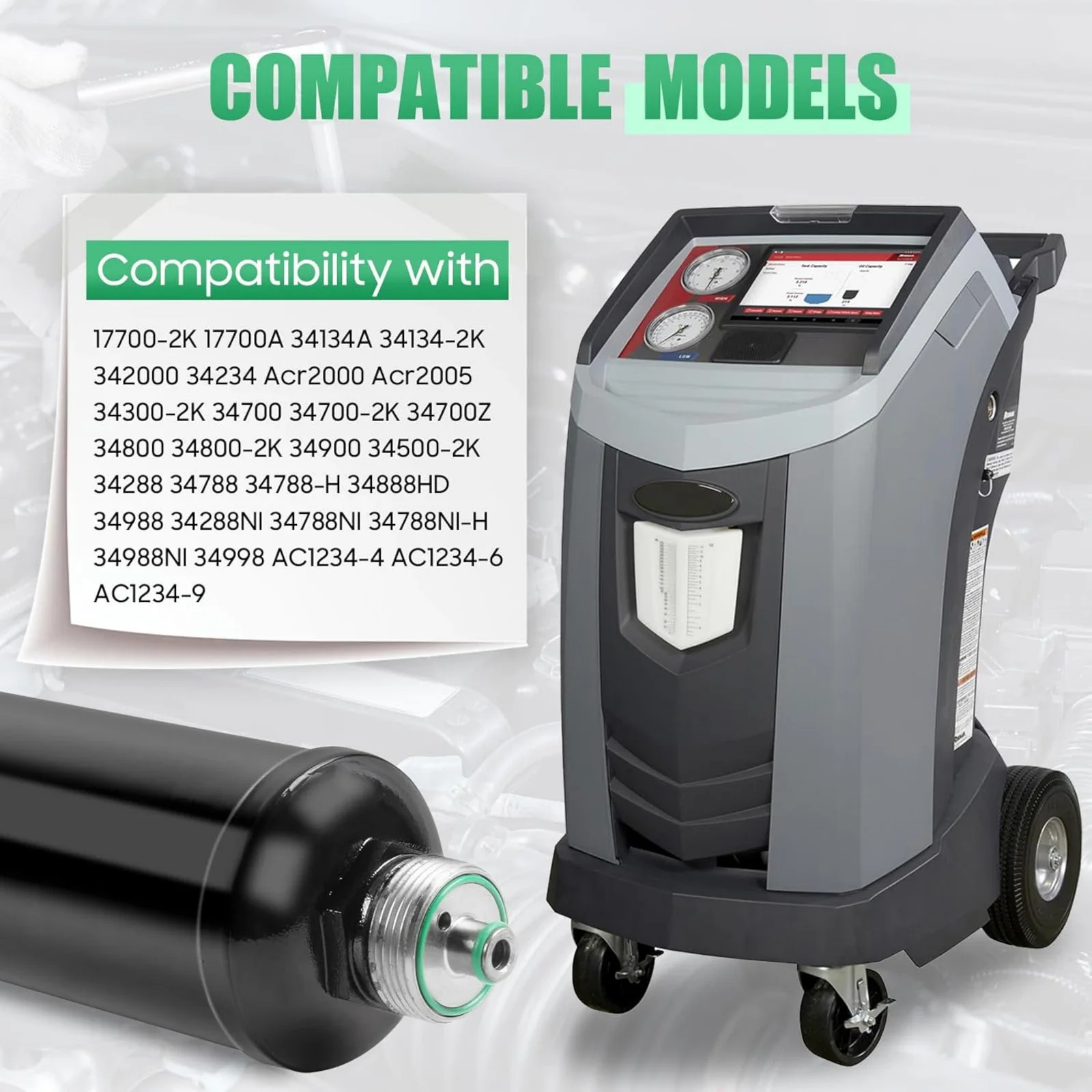 

A/C Recycling Filter Drier Spin-On Filter for Robinair Recovery Stations OEM 34724 Direct Replacement High Quality