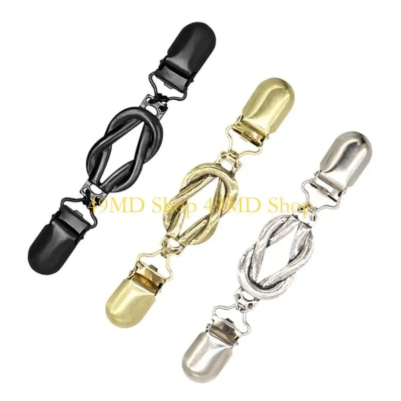 

49MD 3pack Back Cinches Shawl Clip Cardigan Collar Clip Elegant Dress Cinches Clip for Daily Wear