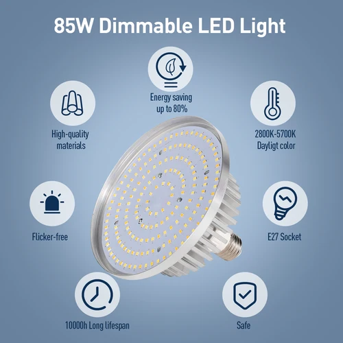 Imagen 2 del producto Kit de Iluminación para Fotografía de Estudio Andoer, Set de Iluminación con Softbox, Luz LED de Alta Calidad para Retratos y Productos de Estudio