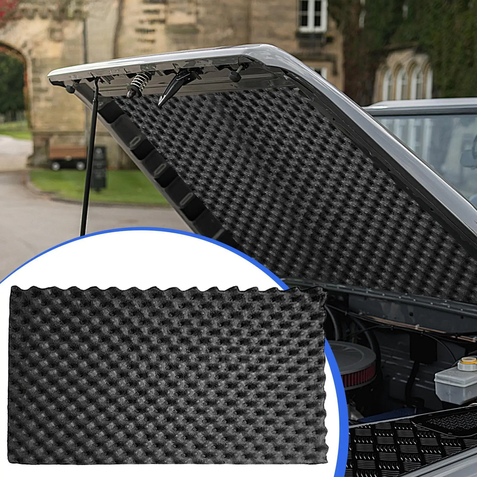 Car Sound Absorbing Cotton Automobile Self-adhesive Car Interior Sound Insulation Cotton Sound Absorption Waves Cottons view 2