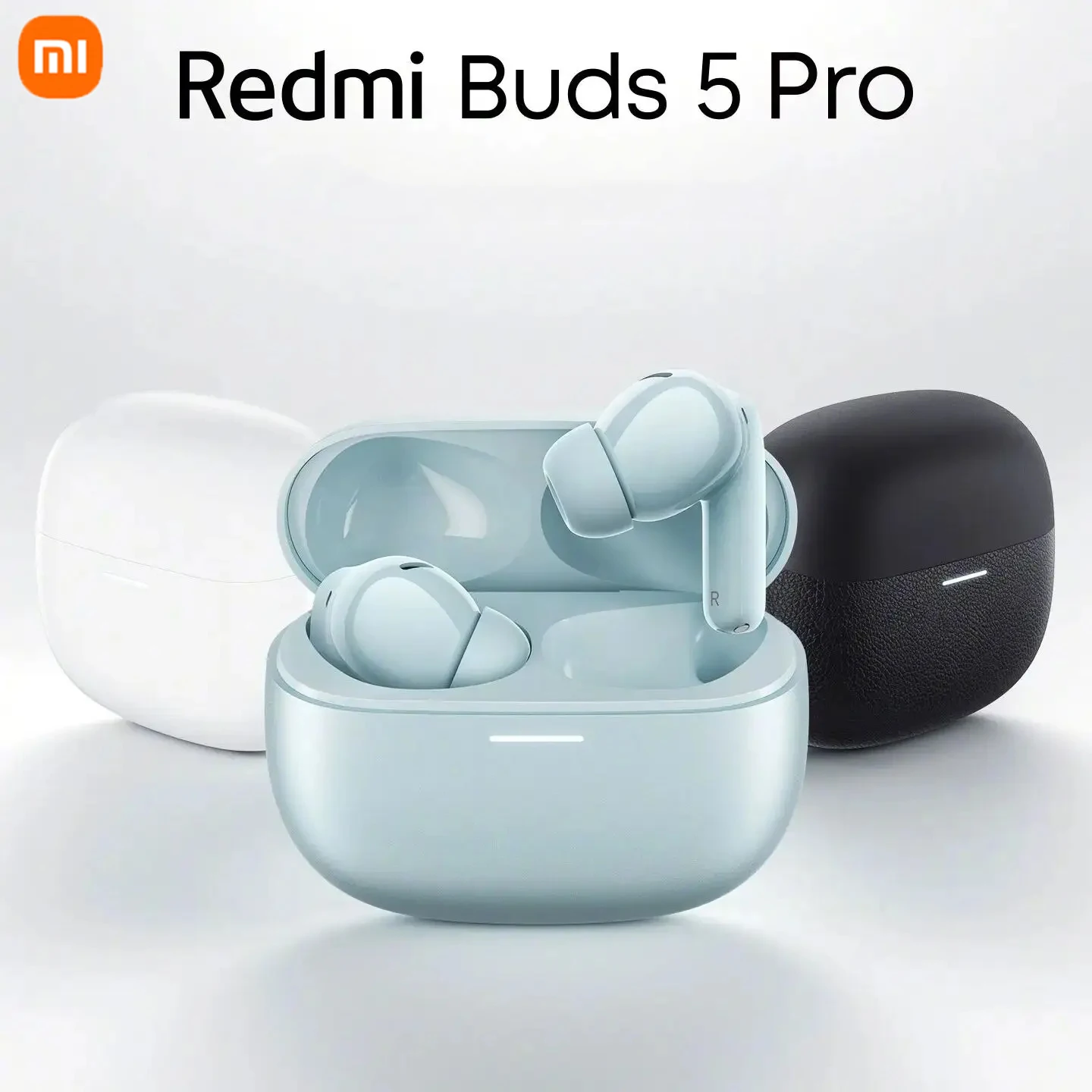 Xiaomi Redmi Buds 5 Pro Earphone TWS Wireless Bluetooth Earbuds 52dB Noise Cancelling Mic Headphone Headset 38H Battery Life