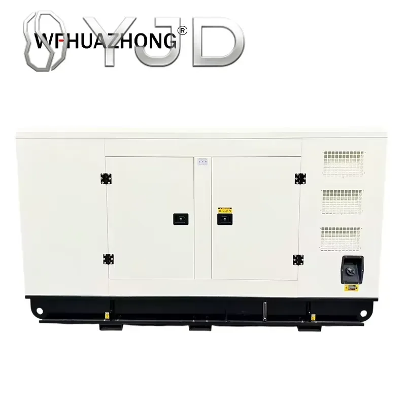Super Silent Industrial Diesel Generator Set 120kW 150kVA 1500rpm All-weather Outdoor Canopy Type Backup Power System