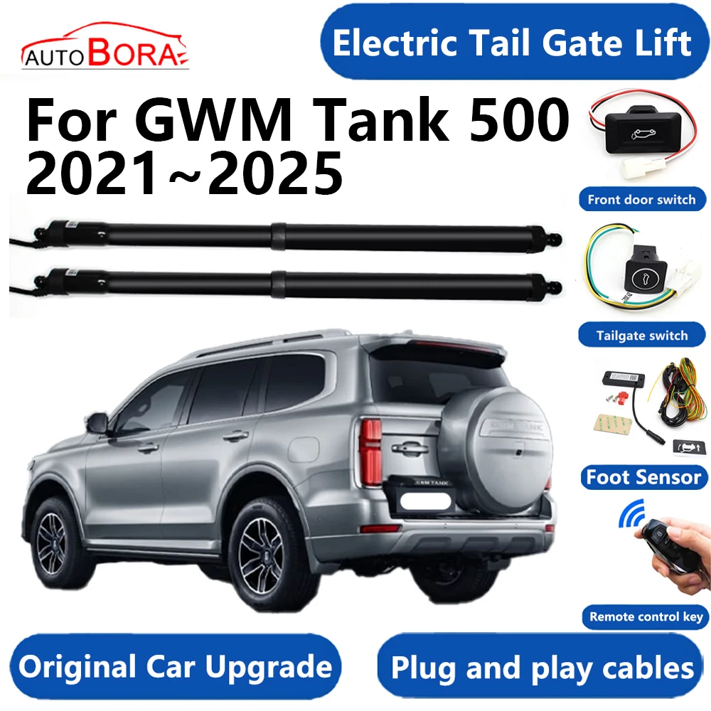 

AutoBora Car Electric Tail Gate Lift System Power Liftgate Kit Auto Automatic Tailgate Opener for GWM Tank 500 2021~2025