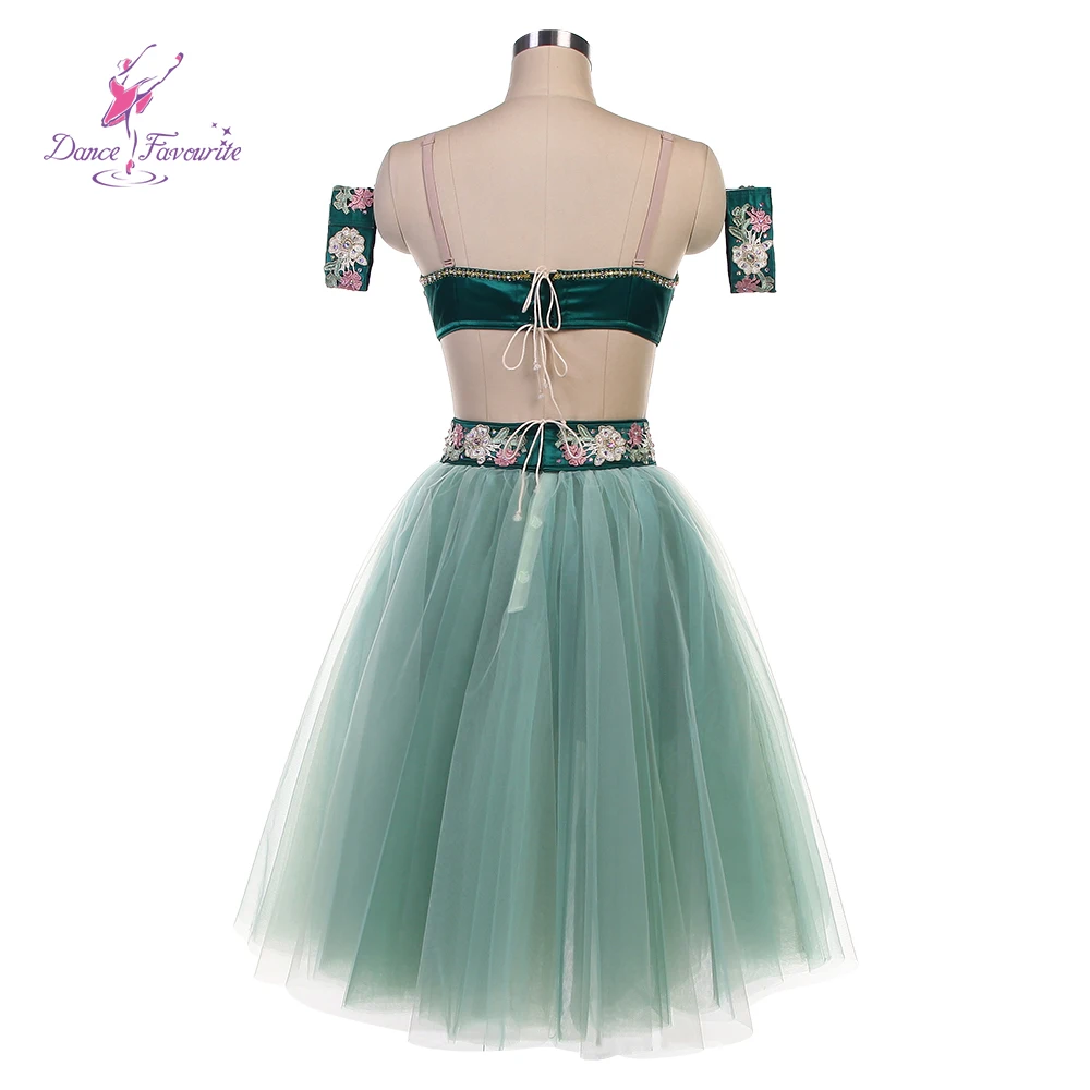 B26624 Green Professional Ballet Tutu Dance Costume Dance Tutu