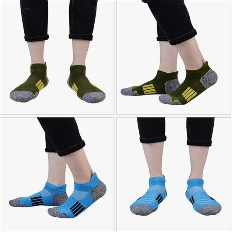 6/12 Paar schweißabsorbierende und atmungsaktive, dünne Herren-Sportsocken aus Mesh, lässig, bequem, rutschfest, verschleißfest, Herrensocken – Detail 8