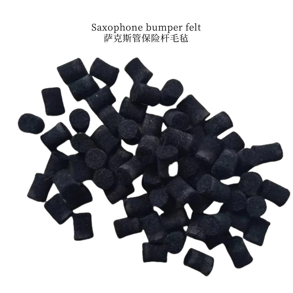 30 pcs Saxophone Bumper Felts Repair Parts Sax Accessories black colour