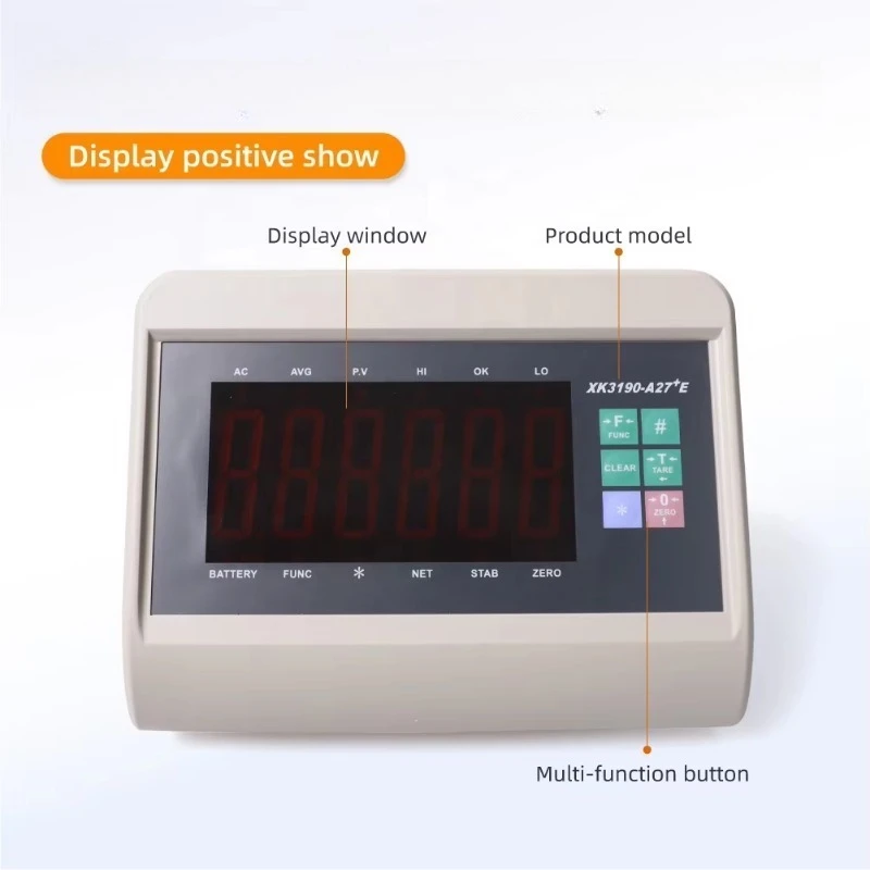XK3190-A27E T7E 220V Waterproof LED Digital Weighing Indicator For Electronic Platform Scale
